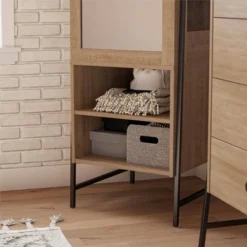 Bushwick Wardrobe Natural - Novogratz -Baxton Studio Sale Shop GUEST 33bf504e f48e 48ef a45c 15e723b7d5f6