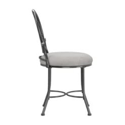19" O'Malley Metal Vanity Stool - Hillsdale Furniture 13 19" O'Malley Metal Vanity Stool - Hillsdale Furniture -Baxton Studio Sale Shop GUEST 344962f9 4da8 4e60 af4d 6b5f7ea6f6c9