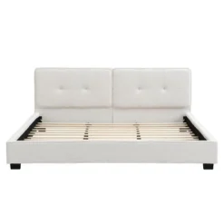 Christopher Knight Home Ginny King Size Upholstered Platform Bed With Tufted Headboard 14 Christopher Knight Home Ginny King Size Upholstered Platform Bed With Tufted Headboard -Baxton Studio Sale Shop GUEST 344cc0ff 42dc 488b 8659 5f9bda1c8098