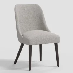 Geller Modern Dining Chair In Textured Linen Zuma - Threshold™ -Baxton Studio Sale Shop GUEST 34f9a5b2 a265 485f 8c99 c66b6b262af2