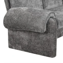 CIPACHO Gray Convertible Futon Sofa Bed With Adjustable Backrest Reversible Chaise Lounge And Two Removable Armrest Pillows -Baxton Studio Sale Shop GUEST 35295e19 5653 4030 848f bdc9b6893dfe