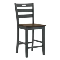 2pk Danforthe Ladder Back Counter Height Chairs - HOMES: Inside + Out -Baxton Studio Sale Shop GUEST 352c001f fa8b 4c08 8932 18c4e6aa7443