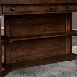 67" Foret Rustic Counter Height Dining Table Rustic Oak - HOMES: Inside + Out -Baxton Studio Sale Shop GUEST 355418cf 25fb 4631 aa11 538d2b967de4