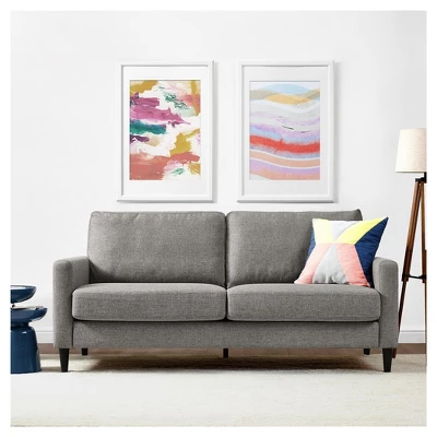 Verona Mid Century Sofa Gray - Dorel Living 1 Verona Mid Century Sofa Gray - Dorel Living