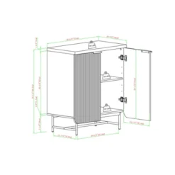 Modern 2 Door Reeded Accent Cabinet - Saracina Home 19 Modern 2 Door Reeded Accent Cabinet - Saracina Home -Baxton Studio Sale Shop GUEST 3574aac0 7ffb 495c 828c c308272b10ed