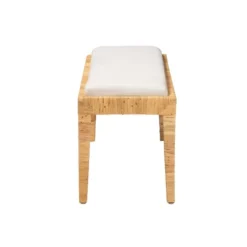 Sofia Rattan And Mahogany Wood Bench White/Natural Brown - Baxton Studio 8 Sofia Rattan And Mahogany Wood Bench White/Natural Brown - Baxton Studio -Baxton Studio Sale Shop GUEST 35a959f7 d2d6 41e1 abac f2544de8c0b3