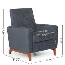 Helmville Contemporary Upholstered Club Chair - Christopher Knight Home -Baxton Studio Sale Shop GUEST 35ca94f4 96d3 4635 9c7e 7ef6c9deeb00