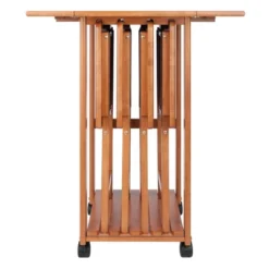 5pc Set Sophia Snack Tables Teak - Winsome -Baxton Studio Sale Shop GUEST 362277bf de29 4649 a4d3 4d822486236d
