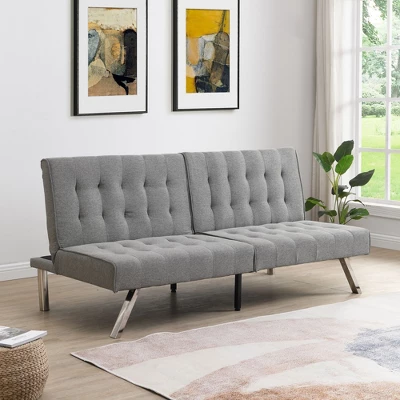 Kumasinova 68.1 Inch Sofa Bed,Convertible Futon Sofa Bed With Stainless Leg,Wood Frame,Couch Bed For Living Room,Office,Bedroom 8 Kumasinova 68.1 Inch Sofa Bed,Convertible Futon Sofa Bed With Stainless Leg,Wood Frame,Couch Bed For Living Room,Office,Bedroom - Image 8