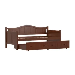 Staci Wood Daybed With Trundle Twin - Cherry - Hillsdale Furniture -Baxton Studio Sale Shop GUEST 36c589dd 451a 47e4 a28e 5d6e57113ace