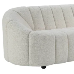 83" Osmash Sofa White Teddy Sherpa - Acme Furniture -Baxton Studio Sale Shop GUEST 37191ae0 3c04 4031 81b6 3f5fc011abc4