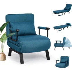 TYBOATLE Convertible Chair Bed Sleeper For Adults With 5-Position Adjustable Backrest & Pillow, Comfy Single Futon Sofa Bed For Apartment, Office -Baxton Studio Sale Shop GUEST 376a676d ebe0 48c4 a604 9e11c4b32682