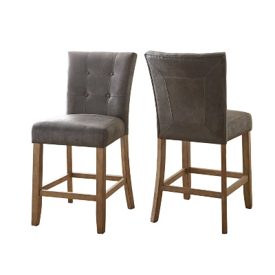24" Set Of 2 Debby Counter Height Barstools - Steve Silver 3 24" Set Of 2 Debby Counter Height Barstools - Steve Silver - Image 3