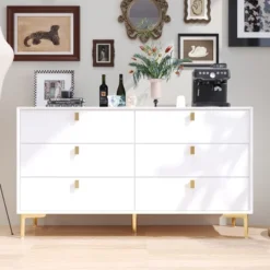 FUFU&GAGA 6 Drawer Storage Dresser Modern Chest Of Drawers Sideboard 27 FUFU&GAGA 6 Drawer Storage Dresser Modern Chest Of Drawers Sideboard -Baxton Studio Sale Shop GUEST 38682c55 1712 472a 93ff 52e27c02c440