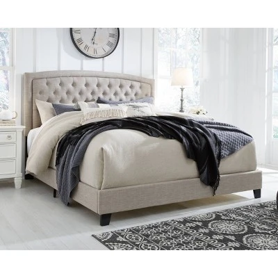 Jerary Queen Upholstered Bed Gray - Signature Design By Ashley 1 Jerary Queen Upholstered Bed Gray - Signature Design By Ashley