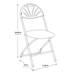 Plastic Folding Chair Light Gray - OSP Home Furnishings -Baxton Studio Sale Shop GUEST 38e3400f d2f4 4a9d 93de 682ad6205064