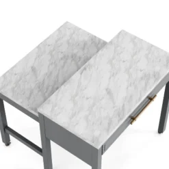 39" Gardenside Rectangle Nested Counter Height Dining Tables White/Light Gray - HOMES: Inside + Out -Baxton Studio Sale Shop GUEST 3981bf61 ffc3 4ac8 b566 0d5cd1f90ae2