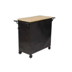 Industrial Rolling Cart Black - Olivia & May -Baxton Studio Sale Shop GUEST 39b5e001 f930 42ca bc40 89a74dec3b55