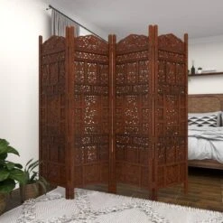 Traditional Wood Room Divider Screen Red - Olivia & May -Baxton Studio Sale Shop GUEST 39cb470b d6ab 424b 8dc9 fd0390c5fde4