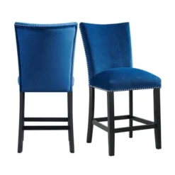 Set Of 2 Celine Velvet Counter Height Barstools - Picket House Furnishings 28 Set Of 2 Celine Velvet Counter Height Barstools - Picket House Furnishings -Baxton Studio Sale Shop GUEST 39f82c8b 8714 41c6 8f90 b41ff23edcca