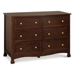 DaVinci Kalani 6 Drawer Double Wide Dresser -Baxton Studio Sale Shop GUEST 3ab2532d fe27 4791 9e36 5872c2932349