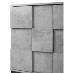 Adams 2-doors Cement Gray Cabinet With 1 Adjustable Inner Shelves - The Pop Maison -Baxton Studio Sale Shop GUEST 3ada9568 a453 47b2 94fb 9c38c6103012