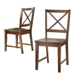 Set Of 2 Virginia Crossback Dining Chairs - Buylateral -Baxton Studio Sale Shop GUEST 3b0939dd b6e0 4b2f 9ae4 9cd533f9c6a6