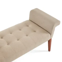 Christopher Knight Home Argus 49" Upholstered Tufted Wood Ottoman 10 Christopher Knight Home Argus 49" Upholstered Tufted Wood Ottoman -Baxton Studio Sale Shop GUEST 3b7b8600 cbd3 43df 9038 51e7bf9c37ec