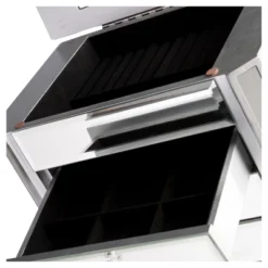 Melanie 7 Drawer Glam Jewelry Armoire Mirrored/Brushed - Aiden Lane -Baxton Studio Sale Shop GUEST 3b8096d4 4555 4f4d b0b0 1d44f0f2e14e