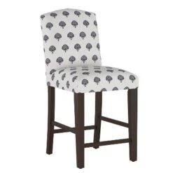 Alex Camel Back Counter Height Barstool With Botanical Print - Skyline Furniture -Baxton Studio Sale Shop GUEST 3bb8c25e 9df9 4928 a0f4 553ca450722b