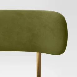 Orion Luxe Dining Chair With Brass Legs Olive Green Velvet - Threshold™ -Baxton Studio Sale Shop GUEST 3bdc1113 2417 49f9 8d4f c2d4be4d4a20