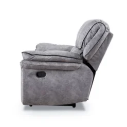 MiBasics 79" Breezenight Transitional Manual Reclining Loveseat: Palomino Upholstery, Cup Holders -Baxton Studio Sale Shop GUEST 3d217986 38c6 46fb a52b 63637c2f1836