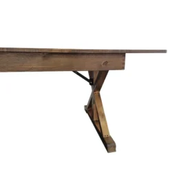 Merrick Lane 8' X 40" Rectangular Antique Rustic Solid Pine Foldable Dining Table With Crisscross Legs 23 Merrick Lane 8' X 40" Rectangular Antique Rustic Solid Pine Foldable Dining Table With Crisscross Legs -Baxton Studio Sale Shop GUEST 3d29a93e 24a3 4ee8 81a9 007126aaba6f