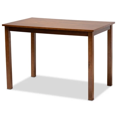 5pc Ramiro Wood Dining Set Gray/Walnut/Brown - Baxton Studio 2 5pc Ramiro Wood Dining Set Gray/Walnut/Brown - Baxton Studio - Image 2