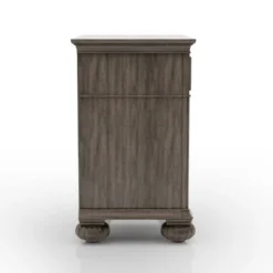 3pc Pennings Traditional Bed Set With 2 Nightstands Gray - HOMES: Inside + Out -Baxton Studio Sale Shop GUEST 3d9cab84 72fb 457c b822 495aeda79004