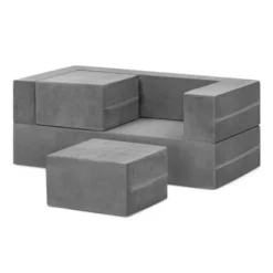 Delta Children Kids' And Toddlers Convertible Sofa And Play Set - Modular Foam Couch And Flip Out Lounger With 2 Ottomans - Gray - 3ct 16 Delta Children Kids' And Toddlers Convertible Sofa And Play Set - Modular Foam Couch And Flip Out Lounger With 2 Ottomans - Gray - 3ct -Baxton Studio Sale Shop GUEST 3da37a5e 1da3 440d bee0 a90c954813e9