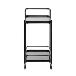 Contemporary Metal Bar Cart Black - Olivia & May -Baxton Studio Sale Shop GUEST 3db1d713 1fe8 4820 858f 0e9f3d46eb85