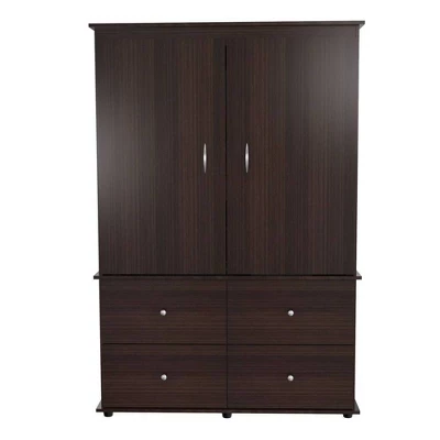 70.9" Video Combo Armoire Espresso - Inval 7 70.9" Video Combo Armoire Espresso - Inval - Image 7