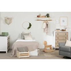 Cotton Candy 4-Drawer Chest Pure White And Rustic Oak - South Shore 9 Cotton Candy 4-Drawer Chest Pure White And Rustic Oak - South Shore -Baxton Studio Sale Shop GUEST 3e0640fc c5f5 41fd 878d cde0b6ae61e0