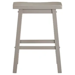 Set Of 2 24" Vinton Counter Height Barstools Wood - Inspire Q