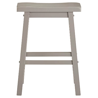 Set Of 2 24" Vinton Counter Height Barstools Wood - Inspire Q 1 Set Of 2 24" Vinton Counter Height Barstools Wood - Inspire Q