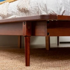 Boho Solid Wood Spindle Platform Bed - Saracina Home -Baxton Studio Sale Shop GUEST 3eed612c 8a92 4ef4 835b fe0d274d907d