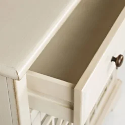 32" Acacia Wood Accent Cabinet Console White - Benzara -Baxton Studio Sale Shop GUEST 3f69de60 8e21 4f2c b3bf e961f5fef211