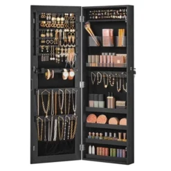 SONGMICS Jewelry Cabinet Storage Wall-Mounted Jewelry Organizer Armoire Full-Length Mirror -Baxton Studio Sale Shop GUEST 3faa8f75 29bb 44f3 a6f8 3d33011acc17
