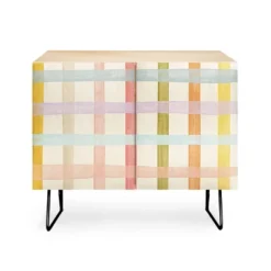 Gigi Rosado Pastel Plaid Credenza - Deny Designs -Baxton Studio Sale Shop GUEST 3fb3b024 3b52 4f15 951a 0bff5e9576bb