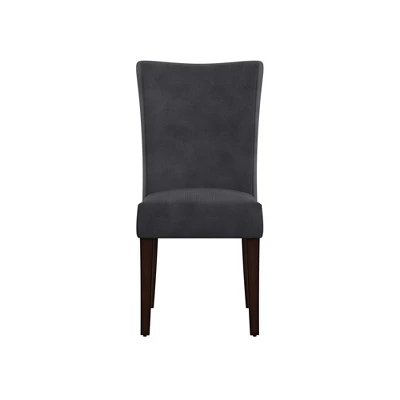 Set Of 2 Quinby Parson Dining Chair Wood Charcoal - Inspire Q 2 Set Of 2 Quinby Parson Dining Chair Wood Charcoal - Inspire Q - Image 2