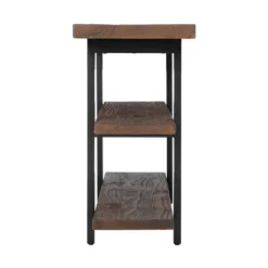 Pomona 2 Shelf Console Table Brown - Alaterre Furniture -Baxton Studio Sale Shop GUEST 402f5b7a 0f3b 4426 b800 cd8ee6f43b46
