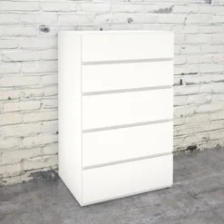 5 Drawer Chest White - Nexera