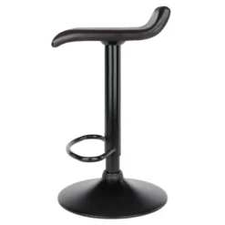 Set Of 2 Paris Airlift Adjustable Swivel Stool With Faux Leather Seat And Black Metal Base Espresso/Black - Winsome 13 Set Of 2 Paris Airlift Adjustable Swivel Stool With Faux Leather Seat And Black Metal Base Espresso/Black - Winsome -Baxton Studio Sale Shop GUEST 40944a09 726b 4f1b b213 8a3b7360e902