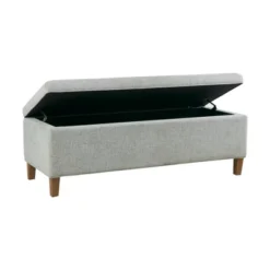 Marcie Accent Bench With Storage Blue - Ink+Ivy -Baxton Studio Sale Shop GUEST 41290b56 310d 42ad 9f67 aea1c016ab67